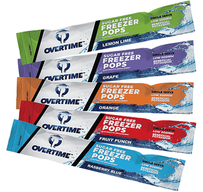 OVERTIME Freezer Pops About Product